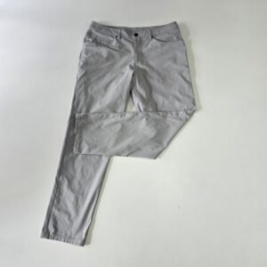 Pantalón Lululemon gris claro talla 34 para caballero